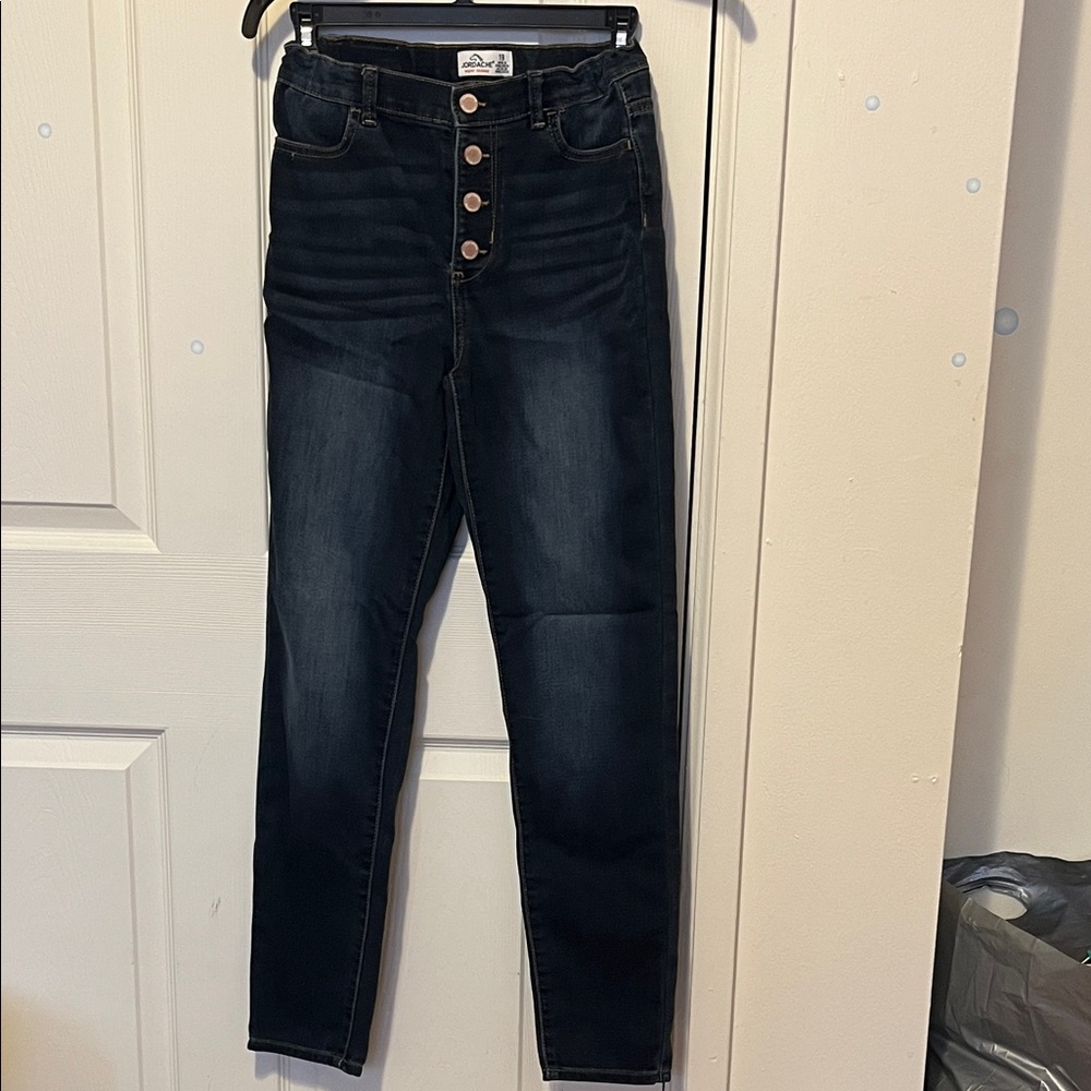 Jordache High Rise Dark Indigo Jeans
